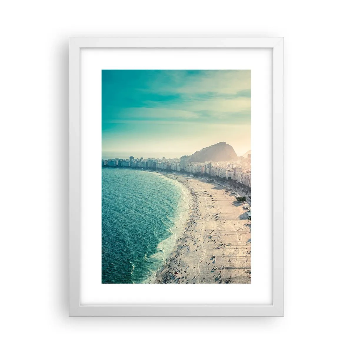 Poster in white frmae - Eternal Holiday in Rio - 30x40 cm