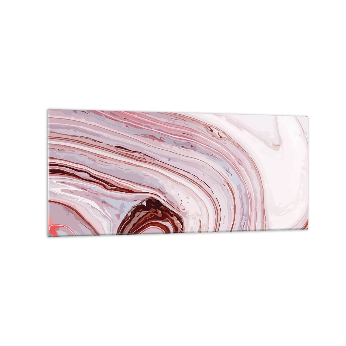 Glass picture - Straight then to the Bottom Right - 120x50 cm