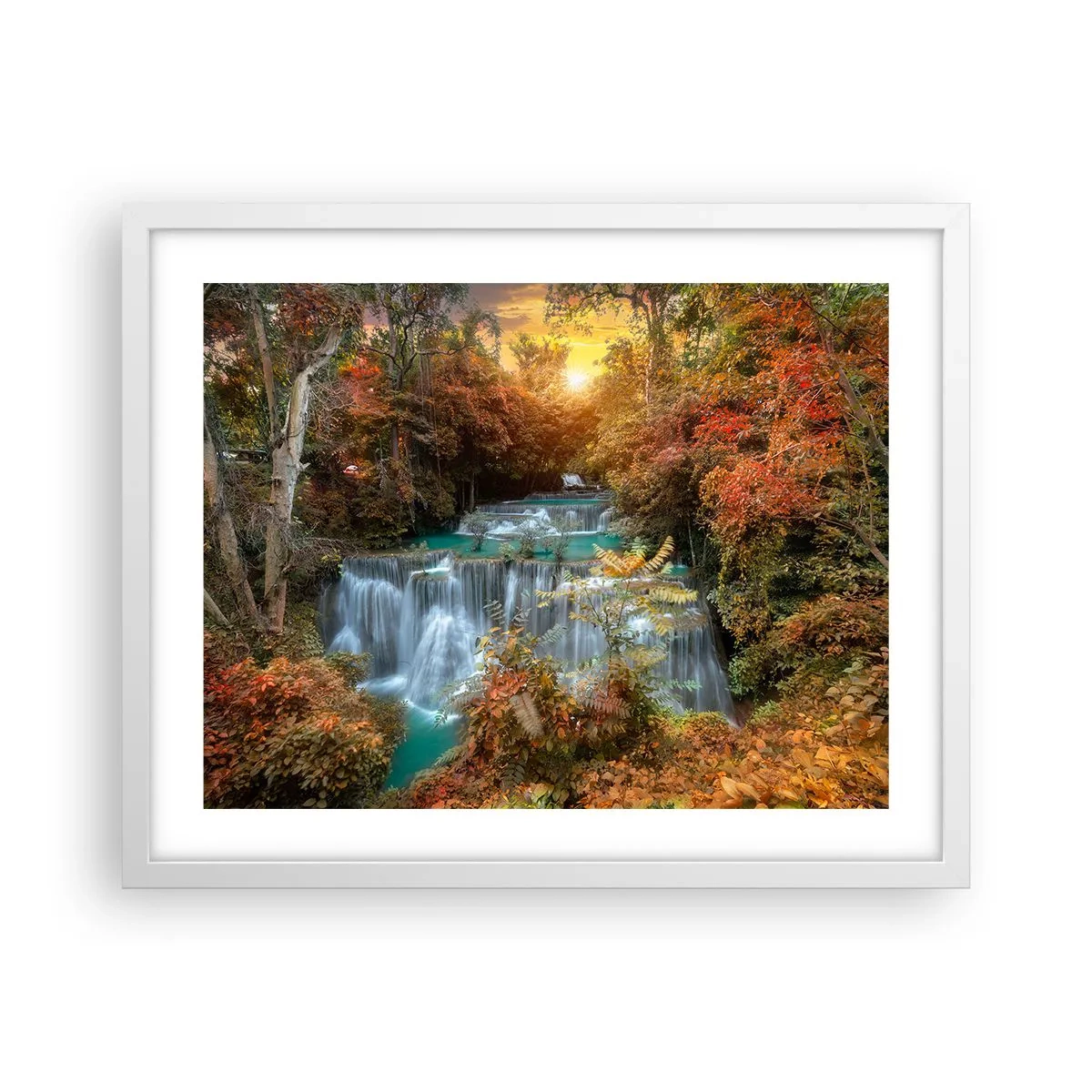 Poster in white frmae - Hidden Forest Treasure - 50x40 cm