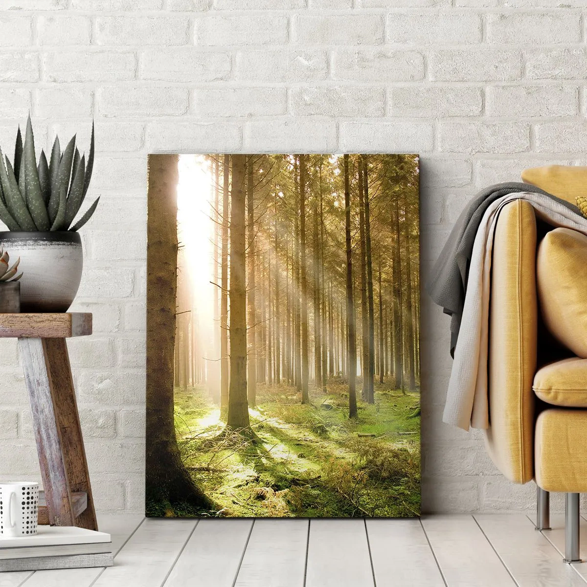 Canvas picture - Elfs Will Be Here Soon - 65x120 cm