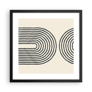 Poster in black frame - In One Moment… - 40x40 cm