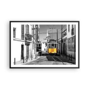 Poster in black frame - Spirit of Lisbon - 91x61 cm