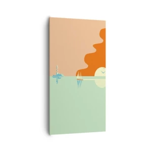 Canvas picture - Ideal Sea Landscape - 65x120 cm