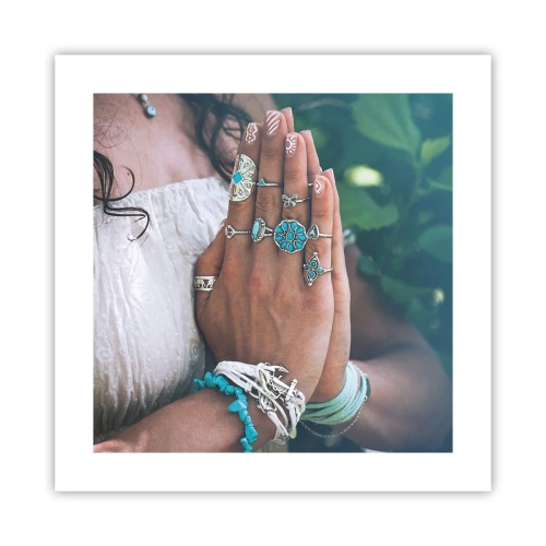 Poster - Welcome to the Centre of Wellbeing - 40x40 cm