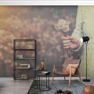 Self-Adhesive Photo Wallpaper Deluxe Sticker - Stop Them, Please - Dandelion, Meadow, Nature - 450x315 cm
