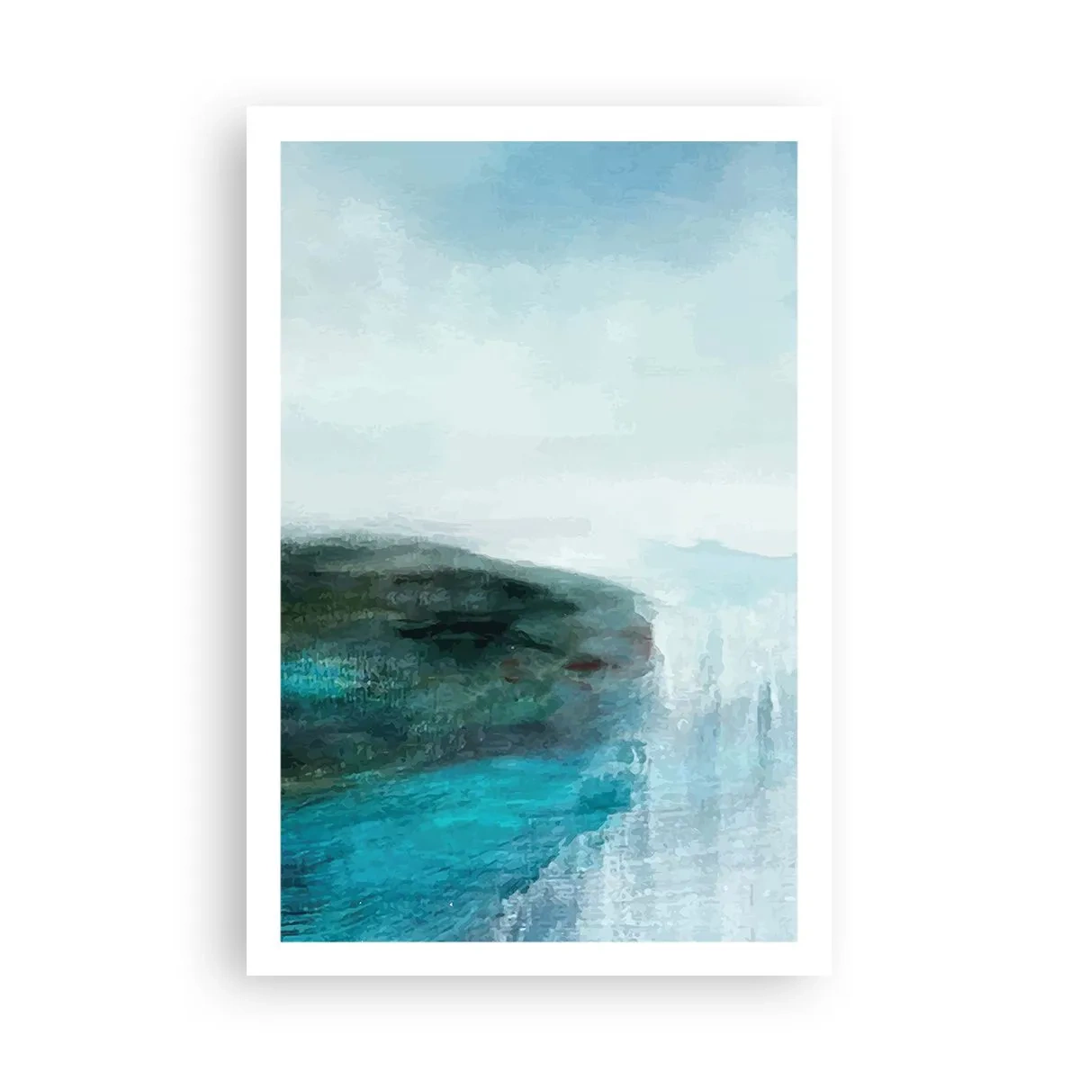 Poster - Marine Abstract - 61x91 cm