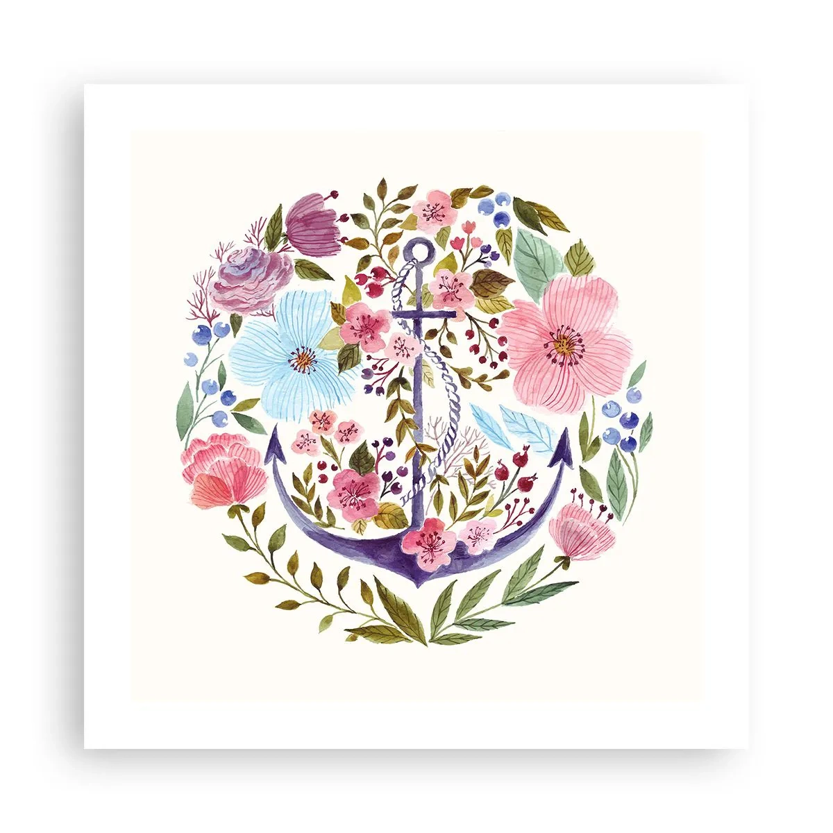 Poster - Good Dream of a Sailor - 50x50 cm