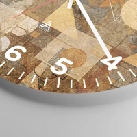 Clock face with numbers