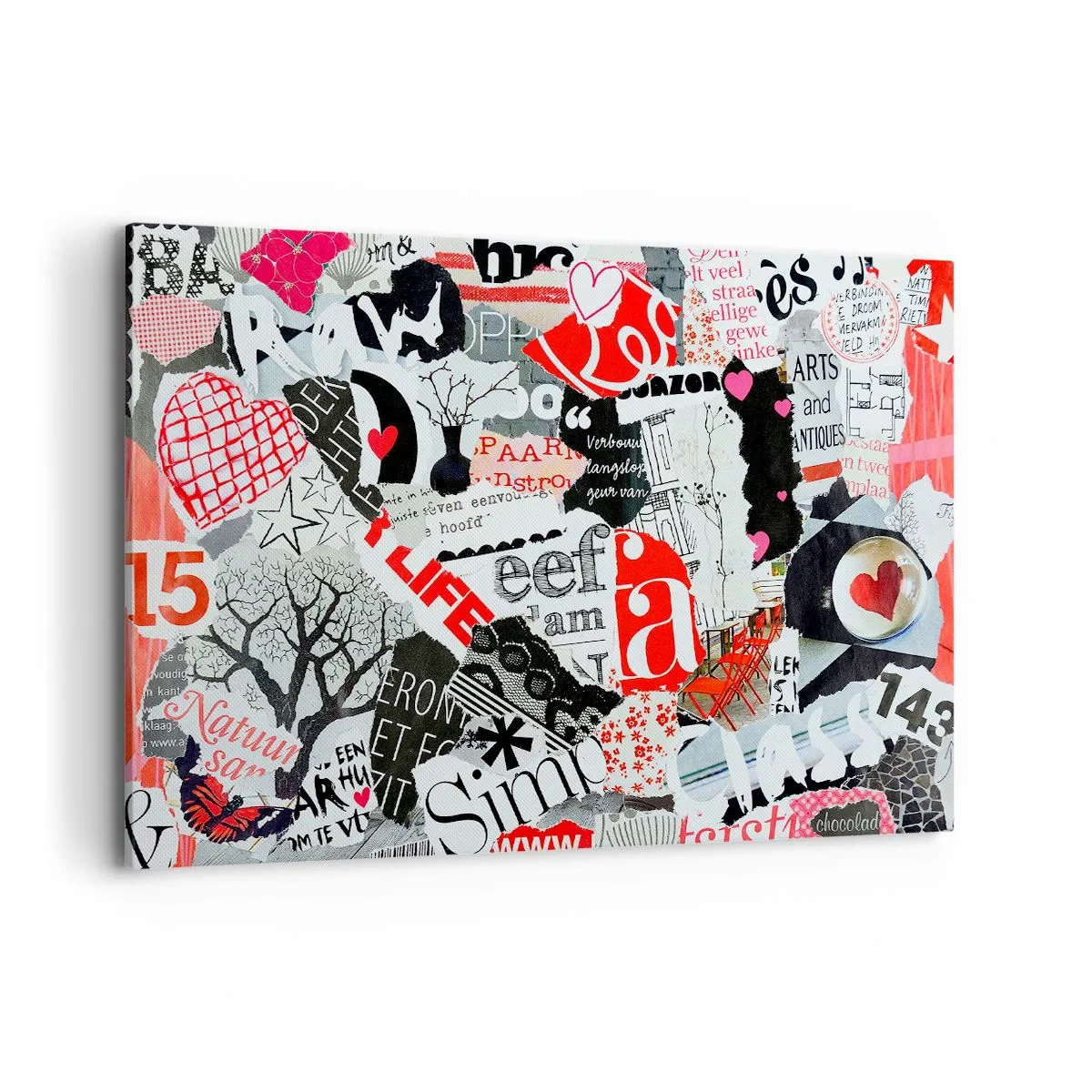 Canvas picture - Hipster's Collage - 120x80 cm