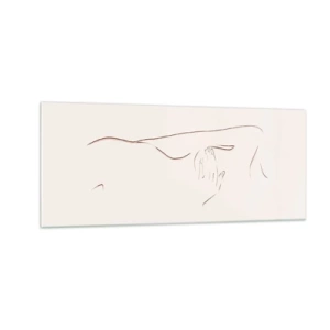 Glass picture - Shape of Desire - 100x40 cm
