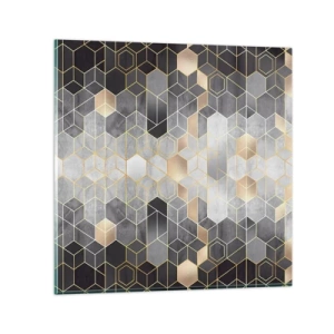 Glass picture - Diamond Composition - 70x70 cm
