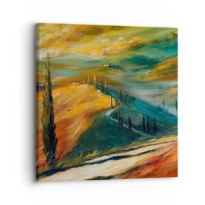 Canvas picture - Tuscan Landscape - 30x30 cm