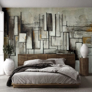 Photo Wallpaper Premium Sand - Power of Simplicity - Piece, Aged, Dashes - 250x175 cm