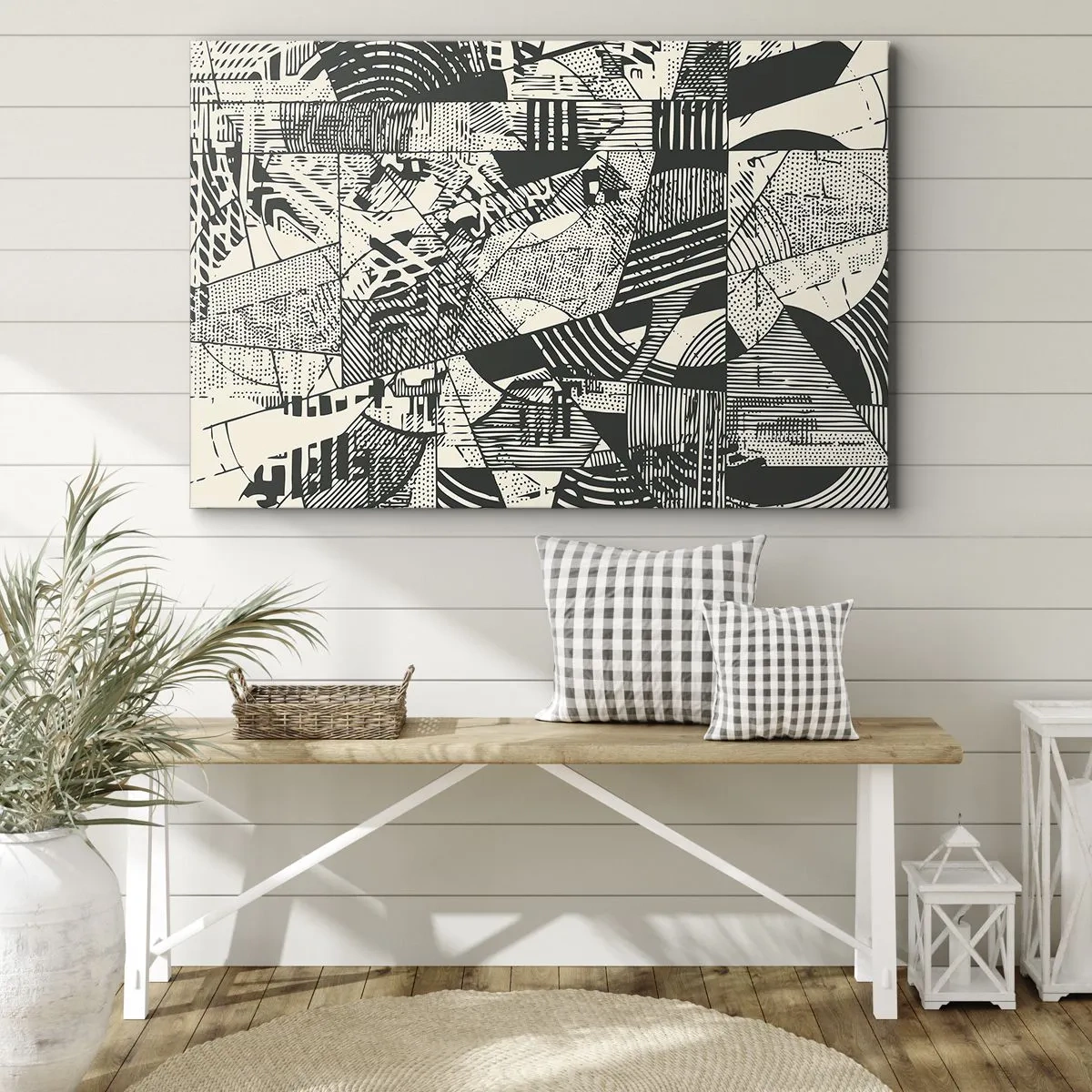 Canvas picture - Dynamics of Contemporaneity - 120x80 cm