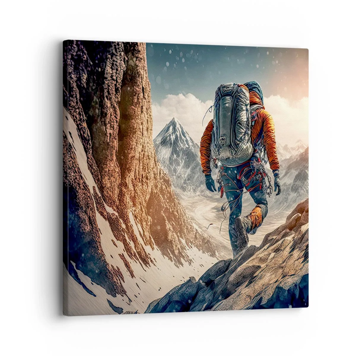 Canvas picture - Lonely Warrior - 30x30 cm