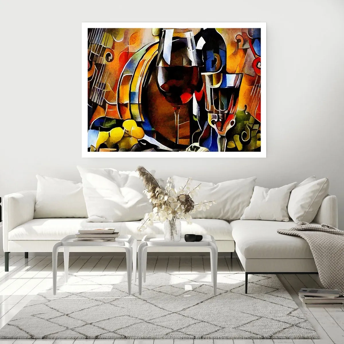 Poster - And The World Fills With Colours - 50x40 cm