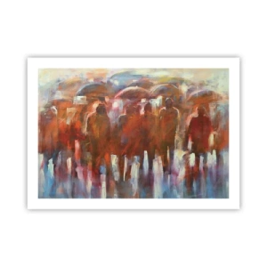 Poster - Equal in Rain and Fog - 70x50 cm