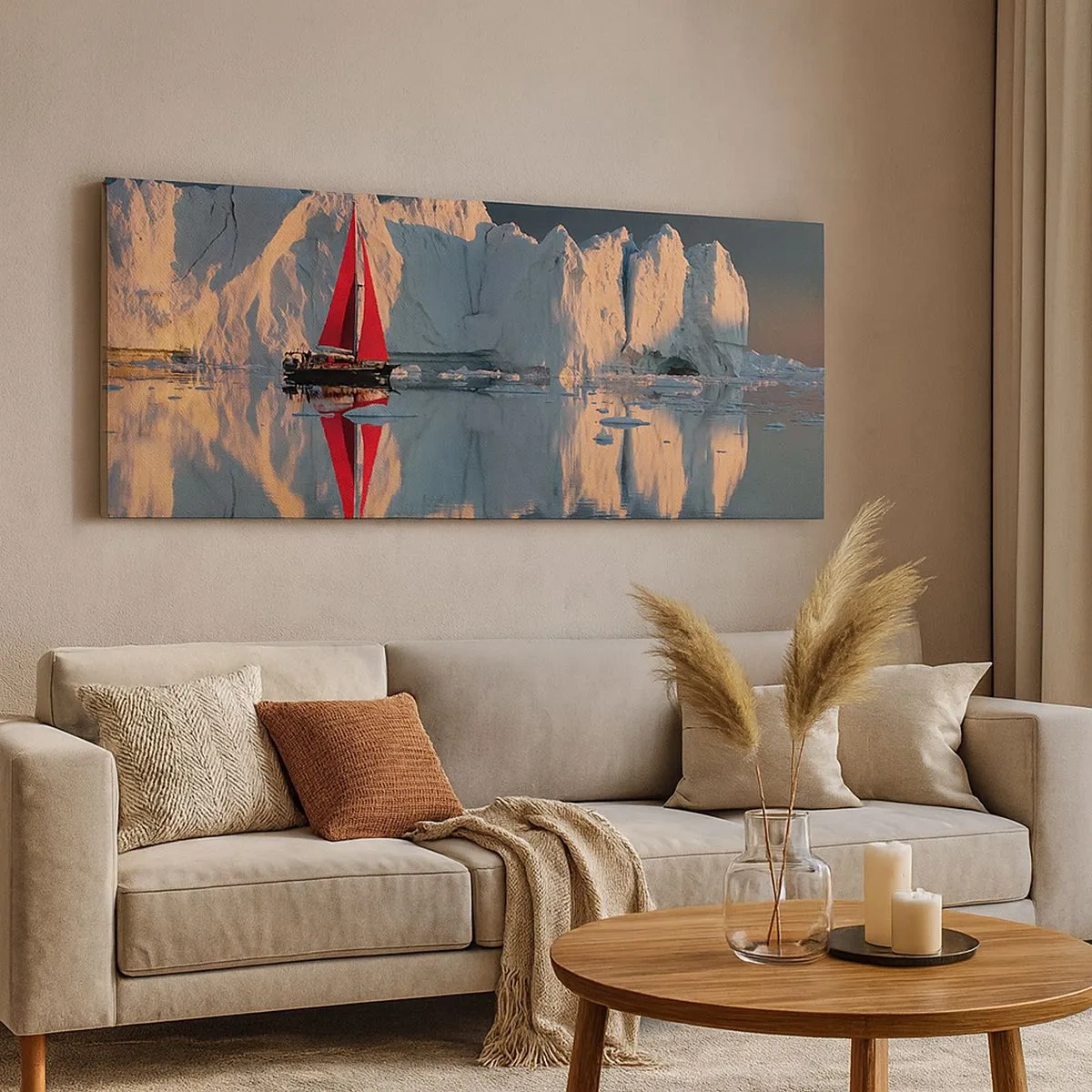 Canvas picture - On the Edge of the World - 100x40 cm