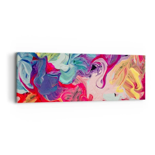 Canvas picture - Birth of Colours - 90x30 cm