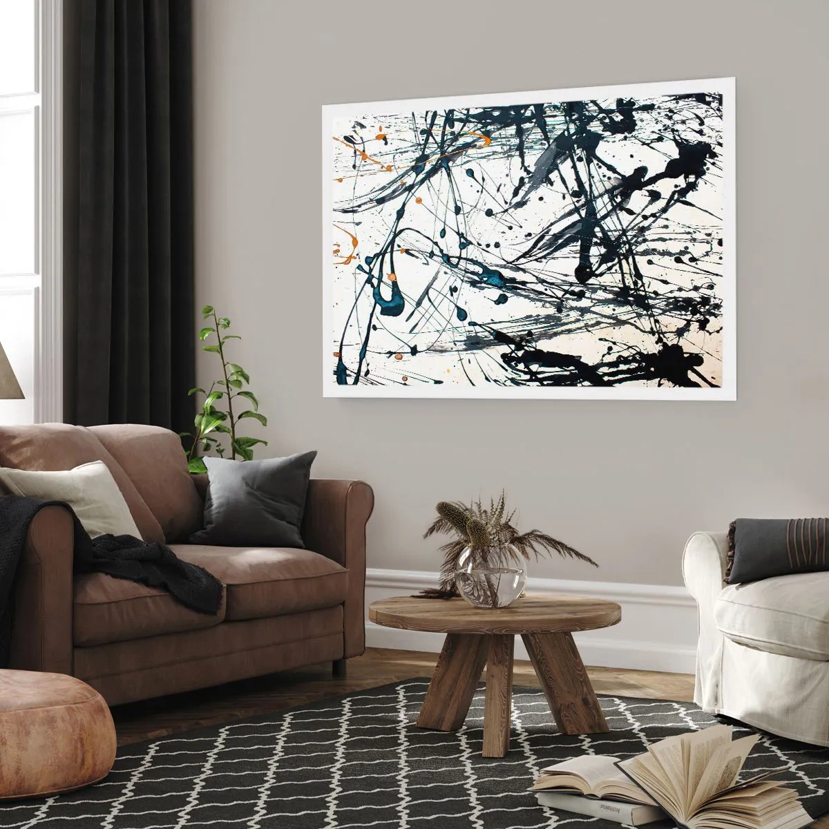 Poster - Expressionist Abstract - 100x70 cm