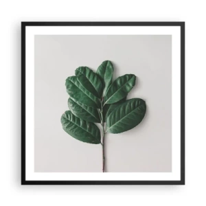 Poster in black frame - Drawing of Nature Itself - 60x60 cm