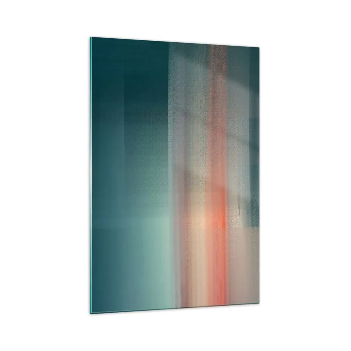 Glass picture - Abstract: Light Waves - 70x100 cm