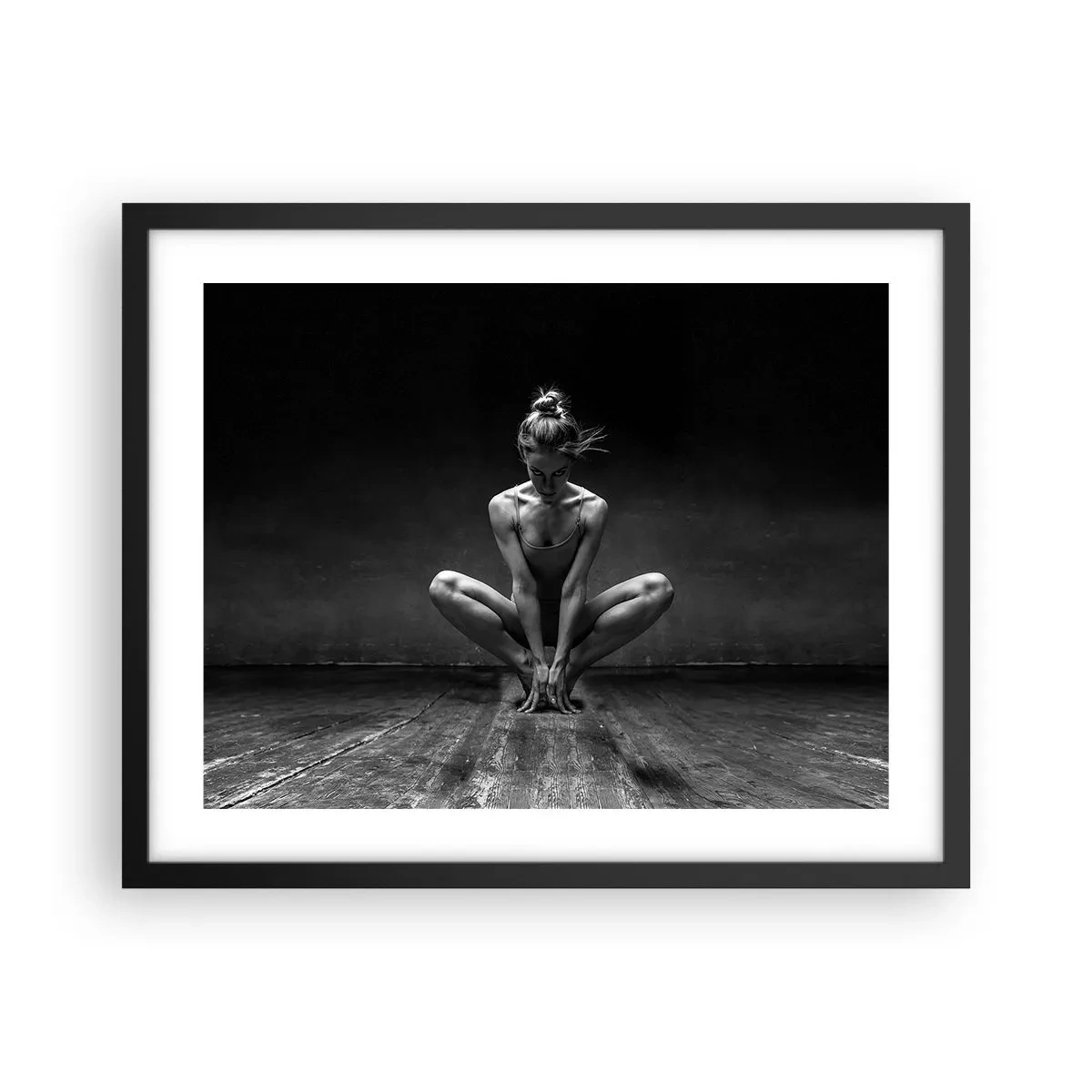 Poster in black frame - Concentration of Dancing Energy - 50x40 cm