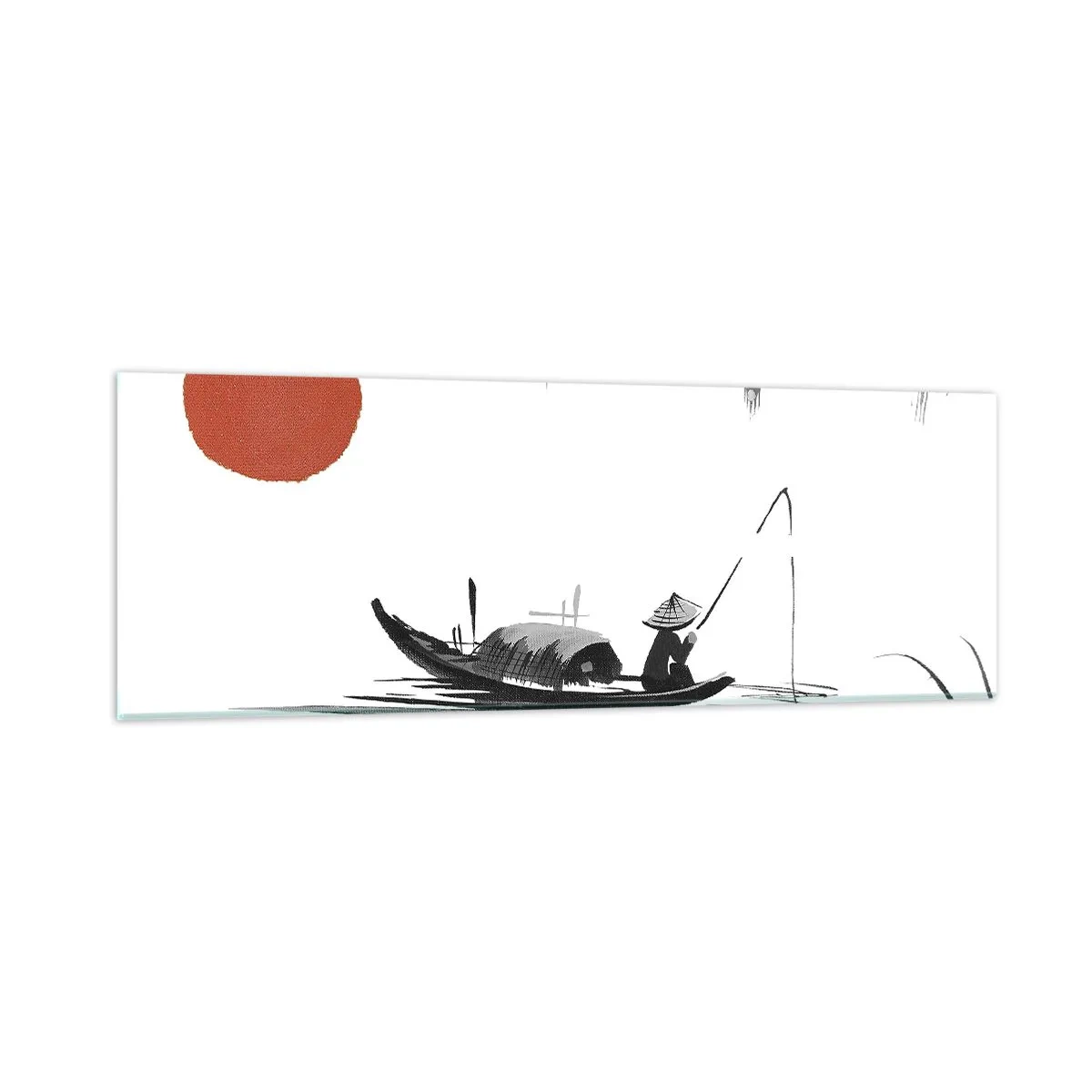 Glass picture - Asian Afternoon - 90x30 cm