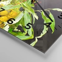 Clock face with numbers