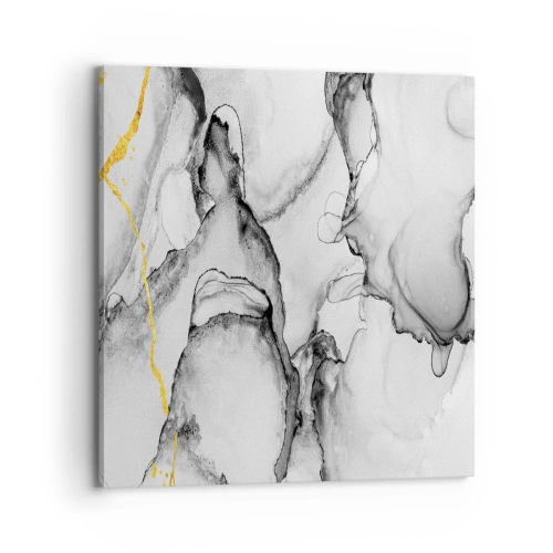 Canvas picture - Composition with a Golden Motif - 70x70 cm