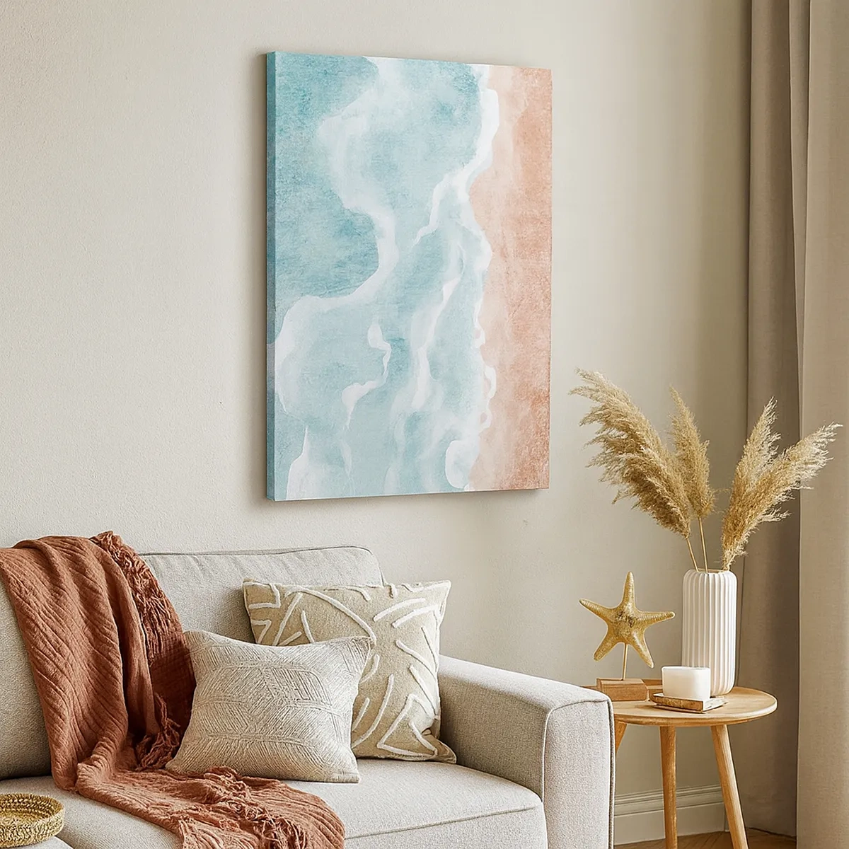 Canvas picture - Cloudy Abstract - 50x70 cm