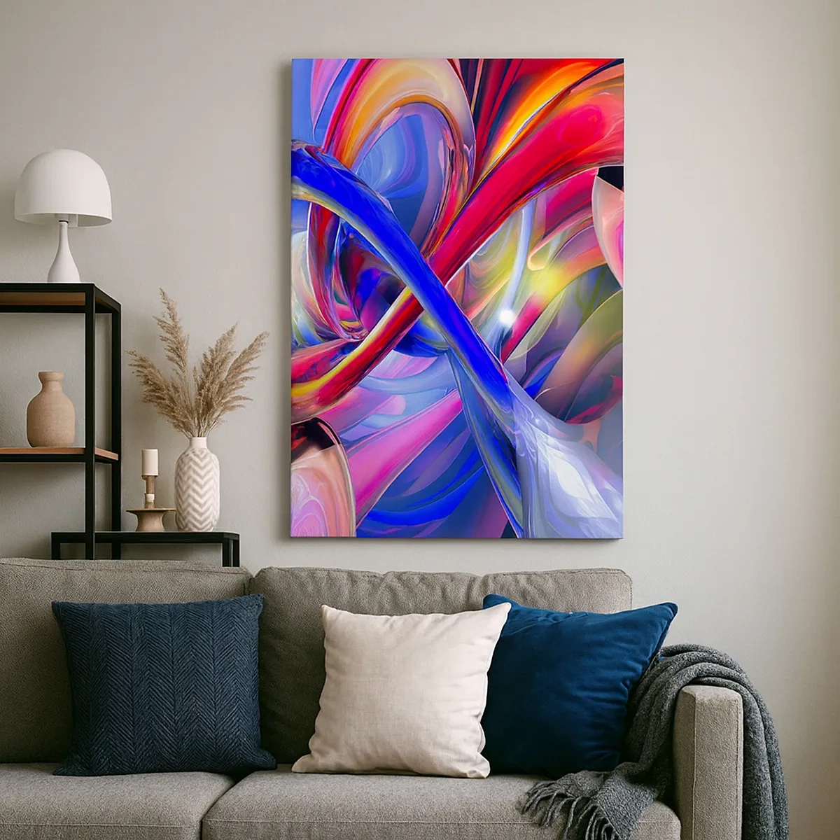 Canvas picture - Dance of Colours - 50x70 cm
