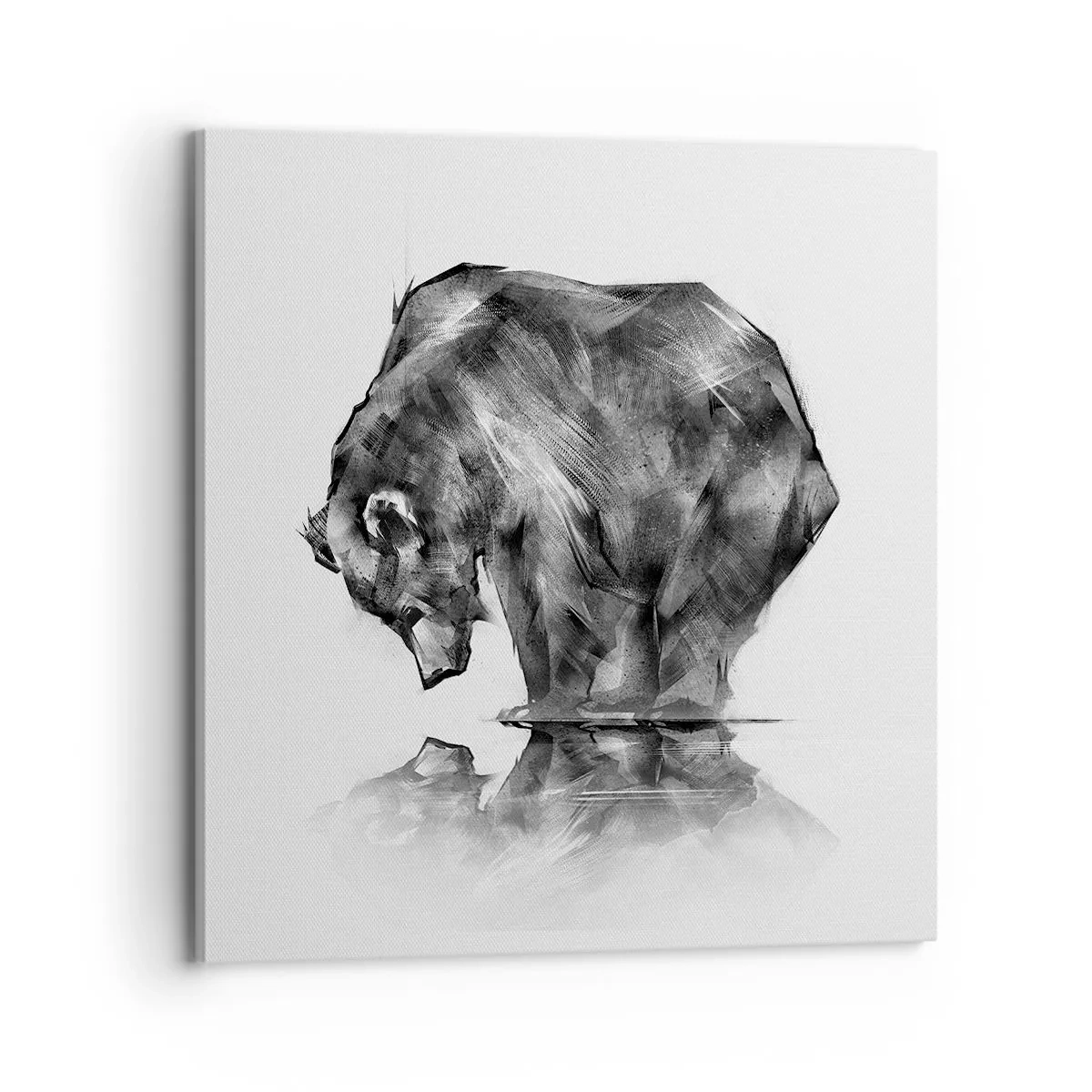 Canvas picture - Nice to See Someone Close - 70x70 cm