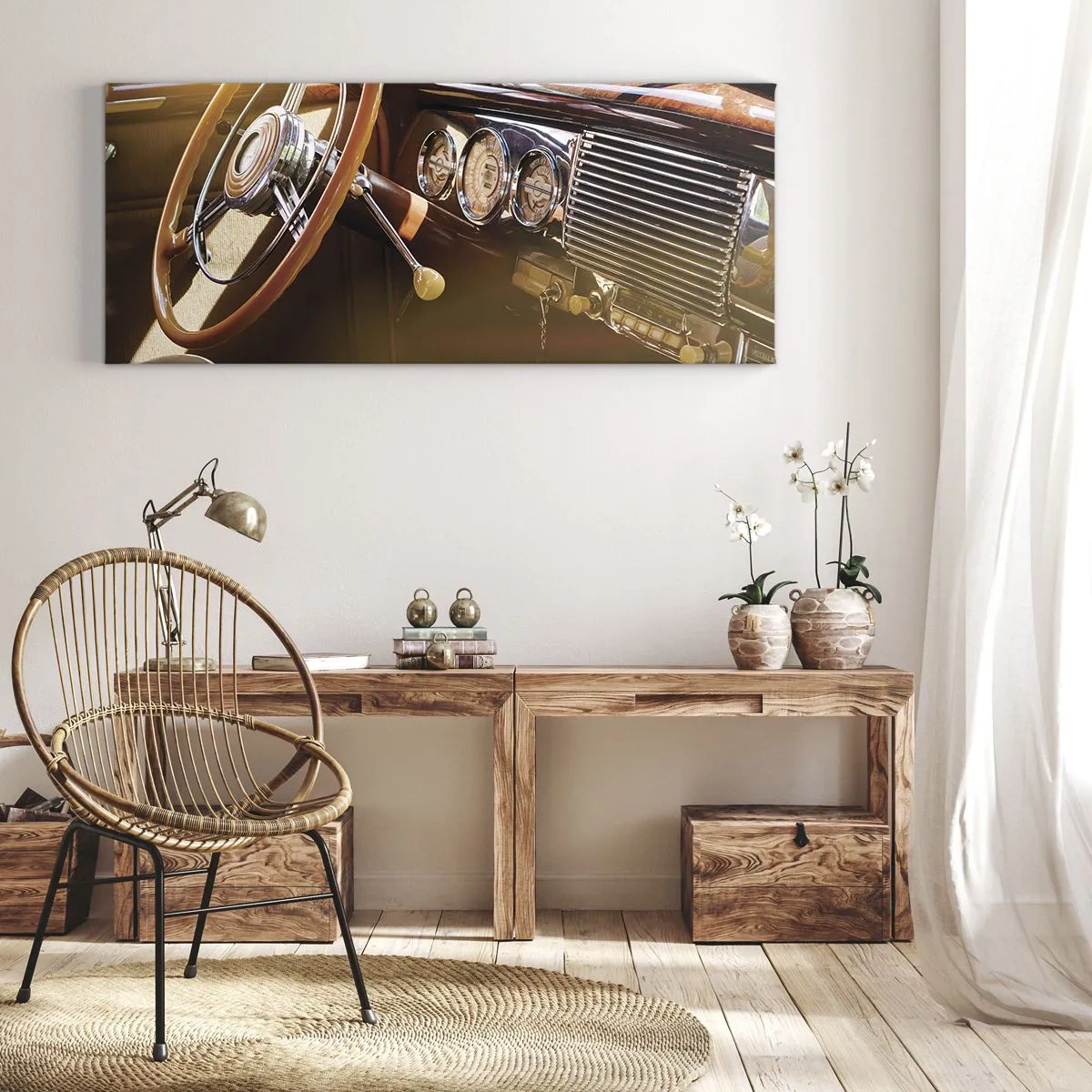 Canvas picture - Breath of Luxury form the Past - 100x40 cm