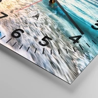 Clock face with numbers