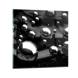 Glass picture - From Black Depths - 40x40 cm