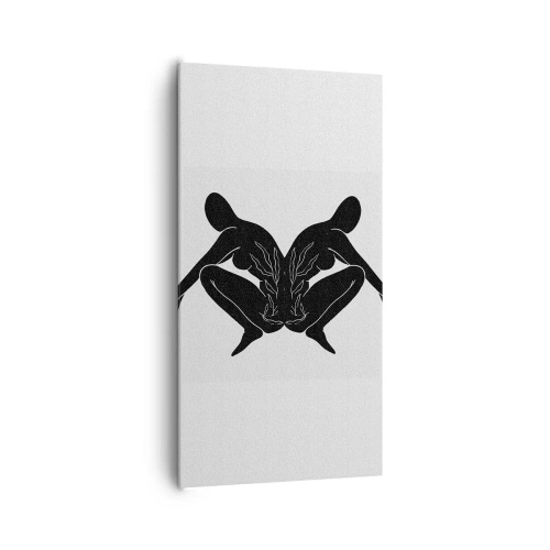 Canvas picture - Mutual Soul - 65x120 cm