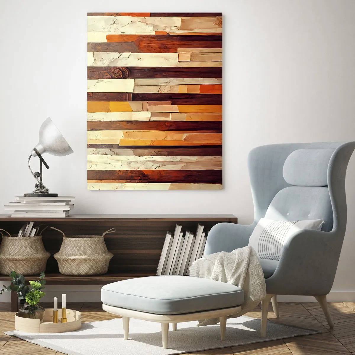 Glass picture - Anthem of Forest Birds - 50x70 cm
