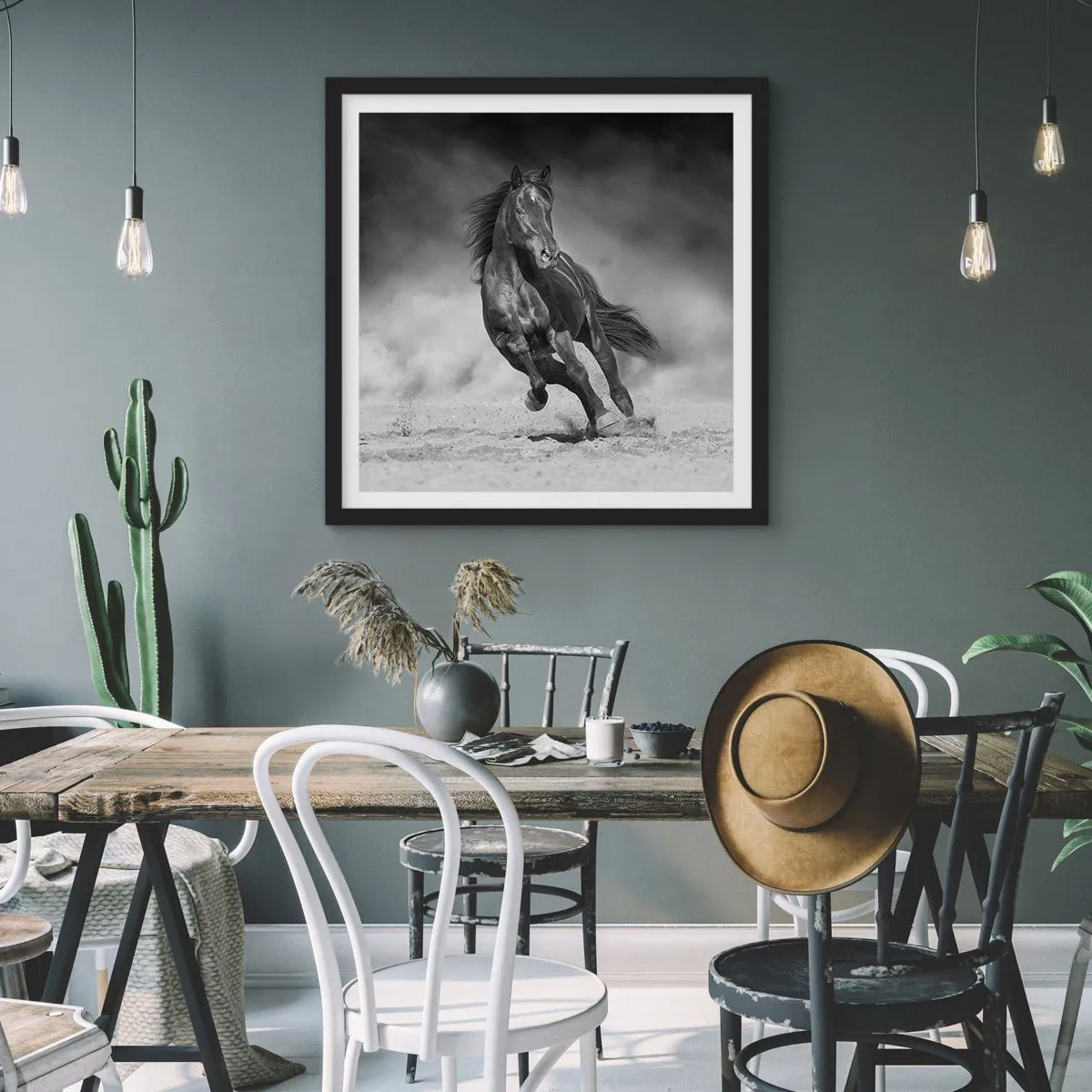 Poster in black frame - Worthy of Emir Himself - 40x40 cm