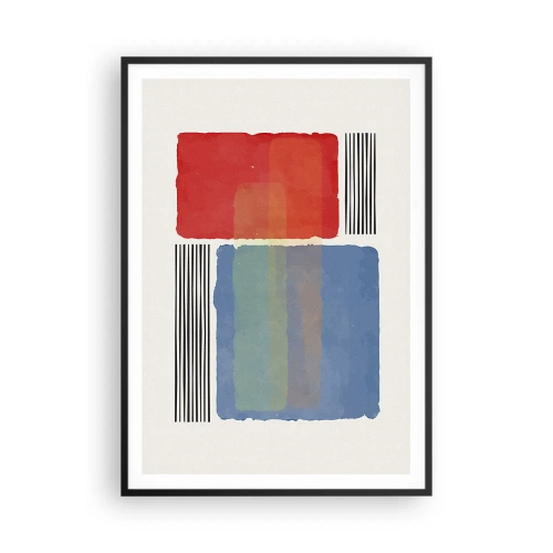 Poster in black frame - Spirit and Letter of Geometry - 70x100 cm