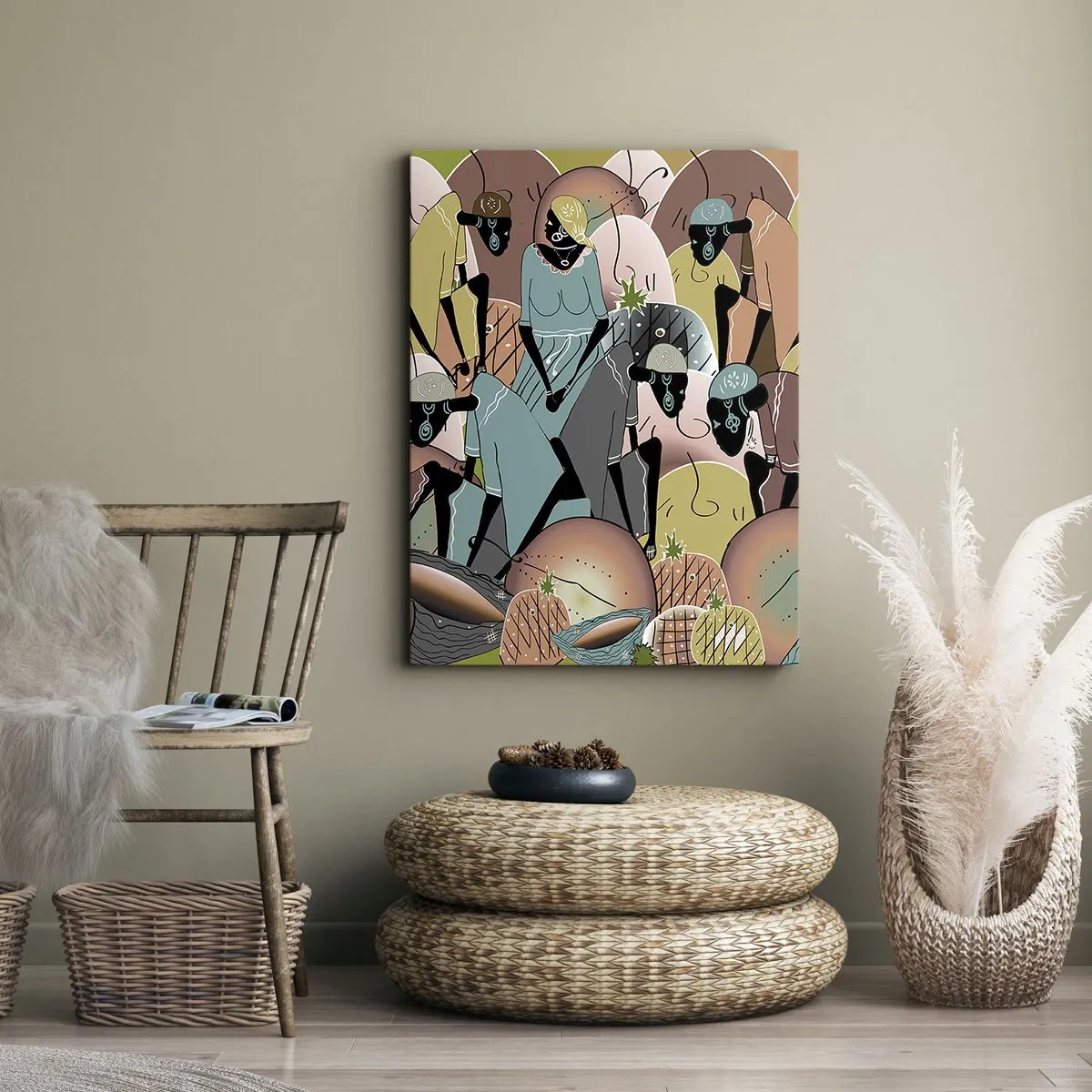 Canvas picture - Big Holiday Is Coming - 50x70 cm