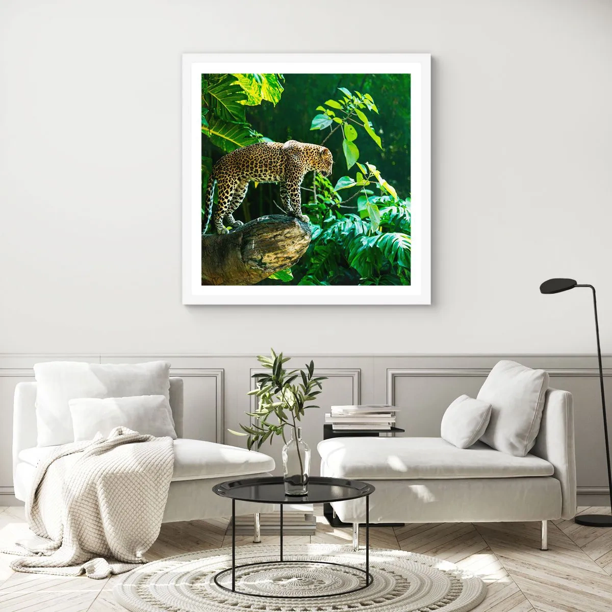 Poster in white frmae - Going Hunting? - 50x50 cm