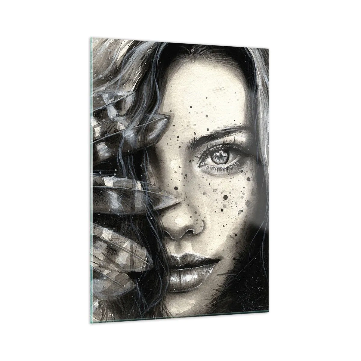 Glass picture - Wild Beauty - 50x70 cm