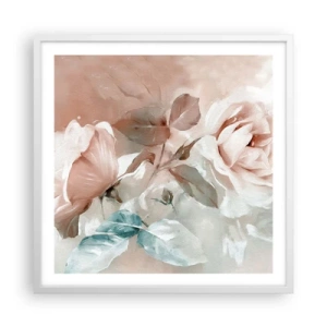 Poster in white frmae - Spirit of Romaticism - 60x60 cm
