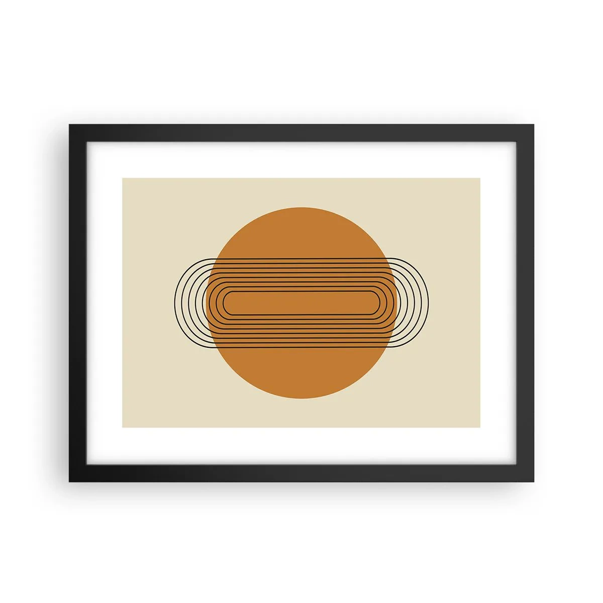 Poster in black frame - Perfect Plan - 40x30 cm