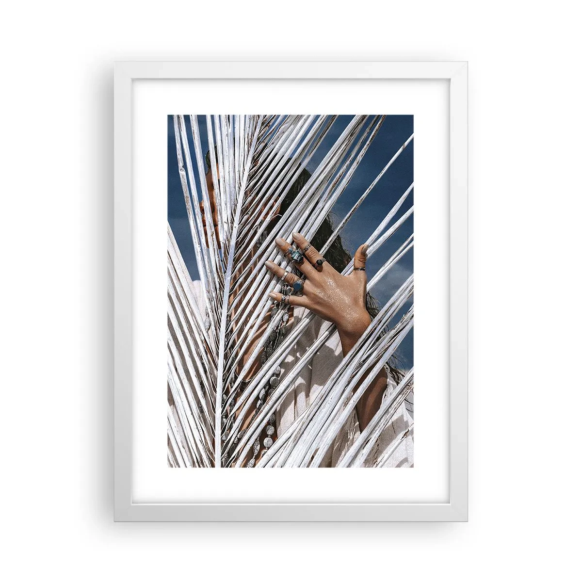 Poster in white frmae - Shaman's Girlfriend? - 30x40 cm