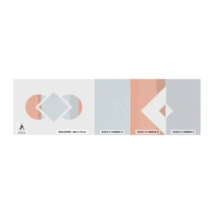 Photo Wallpaper Sample Standard Eco - Situation Is Clear - Abstraction, Piece, Minimalism - 100x30 cm