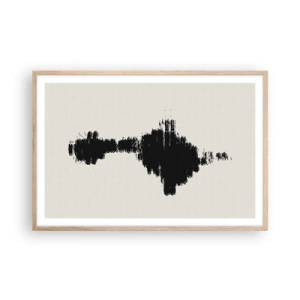 Poster in light oak frame - Vibrations of Imagination - 91x61 cm