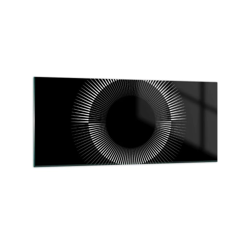 Glass picture - Black Sun - 120x50 cm