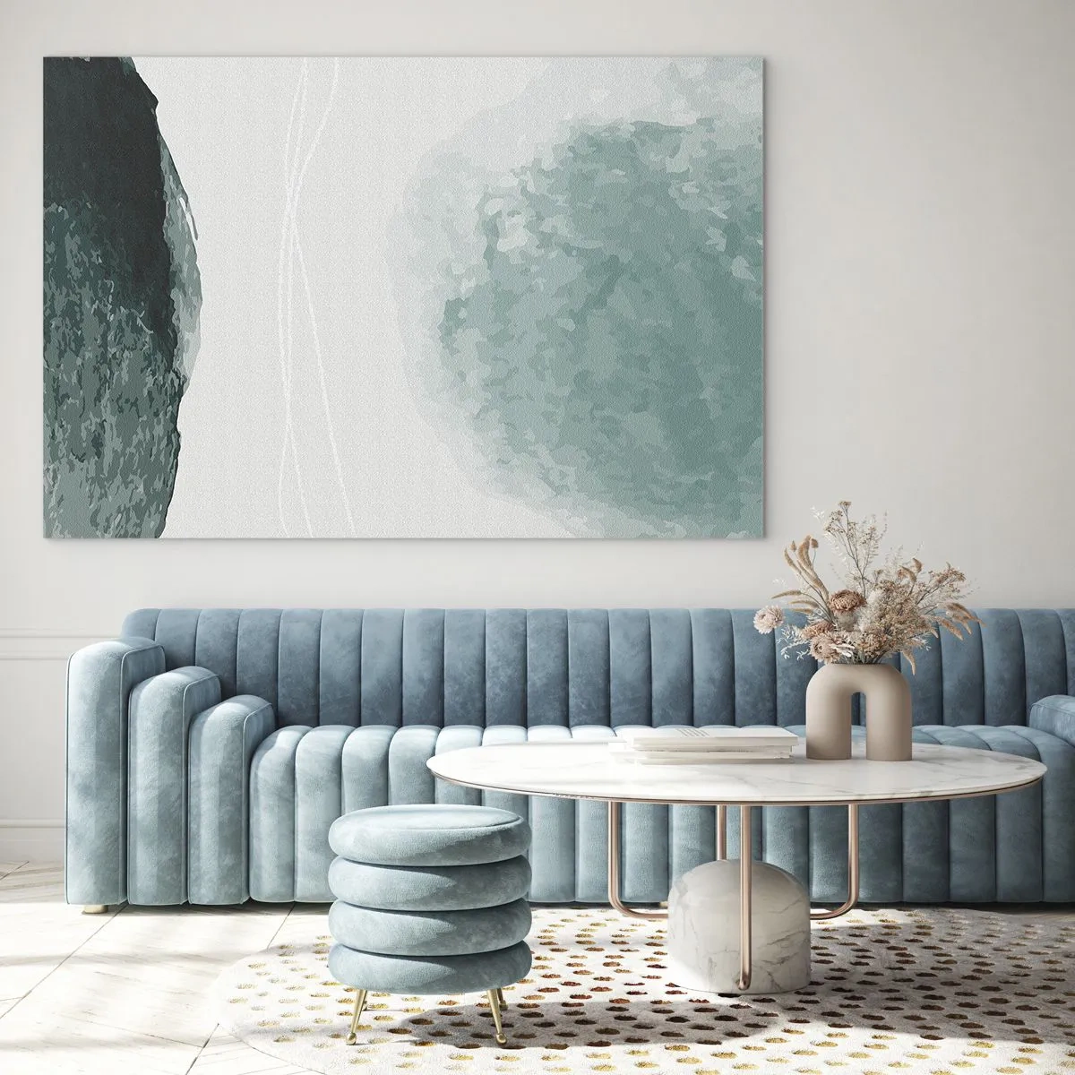 Glass picture - Encounter With Fog - 120x80 cm